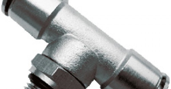 Conek Pneuforce Branch Tee Brass 5/32 Tube 1/8 Thread