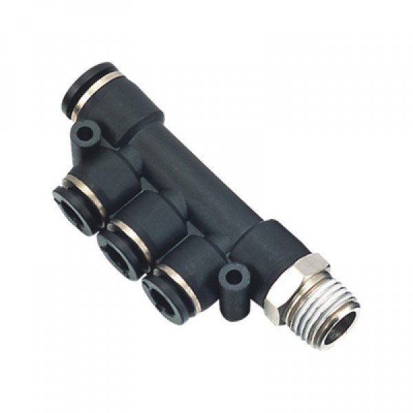 Conek Pneumatic NPT Threaded Manifold Push In Fittings