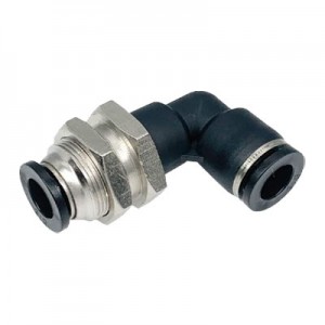 Bulkhead Elbow Push To Connect Fitting