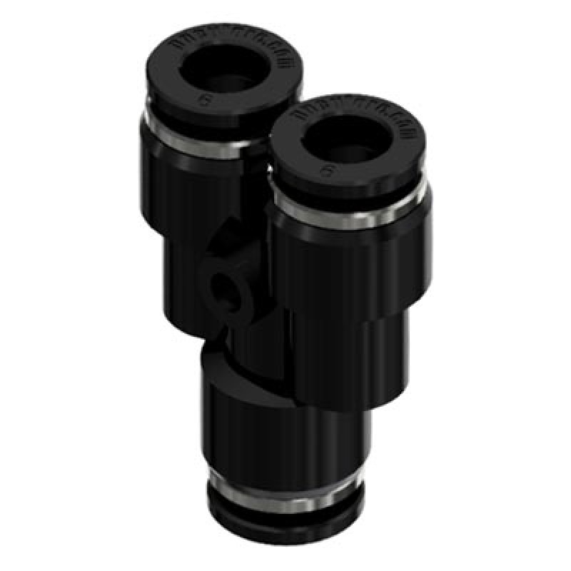 PY06 Conek Push to Connect Fitting Union Y 6mm Tube