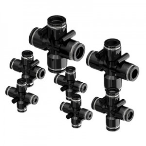 Union Cross Push To Connect Fitting