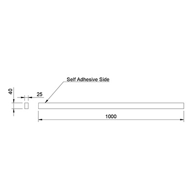 FMORSTRP25X40X1000-400D