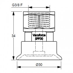 SFF30N-45-G3/8F SFF30N-45-G3/8F