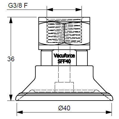 SFF40N-45-G3/8F