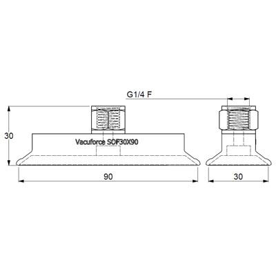 SOF30X90N-60-G1/4F